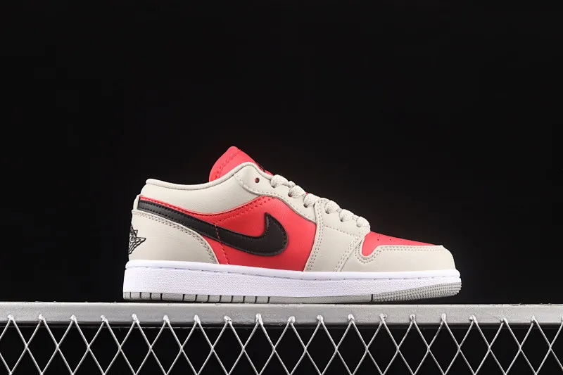 All categories Air Jordan Jordan series basketball shoes Air Jordan 1 Low Air Jordan 1 Low "Light Iron Ore" AJ1 Joe 1 siren red low-top cultural sneakers DC0774-060
